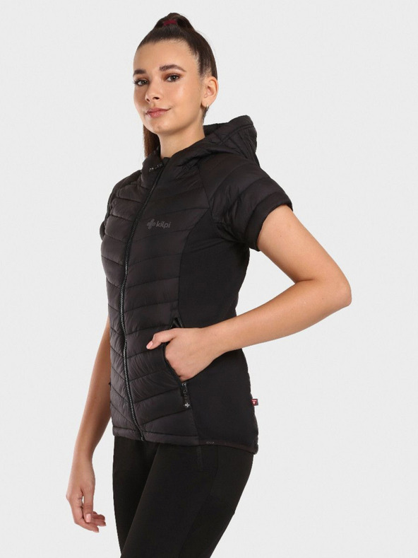 Kilpi Μαύρο γυναικείο καπιτονέ μπουφάν Kilpi VERONS