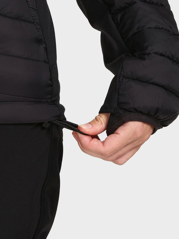 Kilpi Μαύρο γυναικείο χειμερινό καπιτονέ μπουφάν Kilpi ACTIS