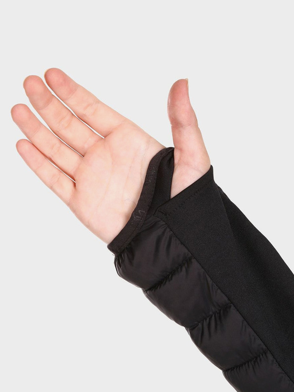 Kilpi Μαύρο γυναικείο χειμερινό καπιτονέ μπουφάν Kilpi ACTIS