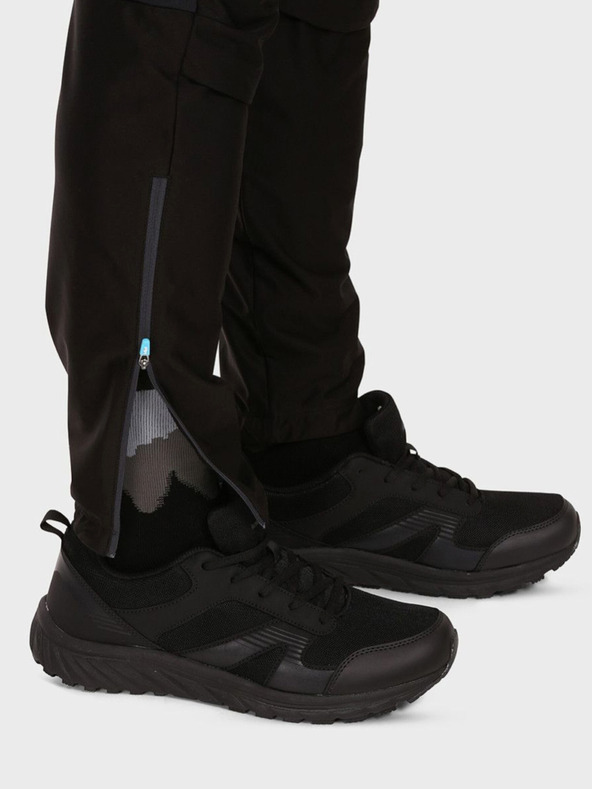 Kilpi Μαύρο ανδρικό αθλητικό παντελόνι Kilpi NORWEL