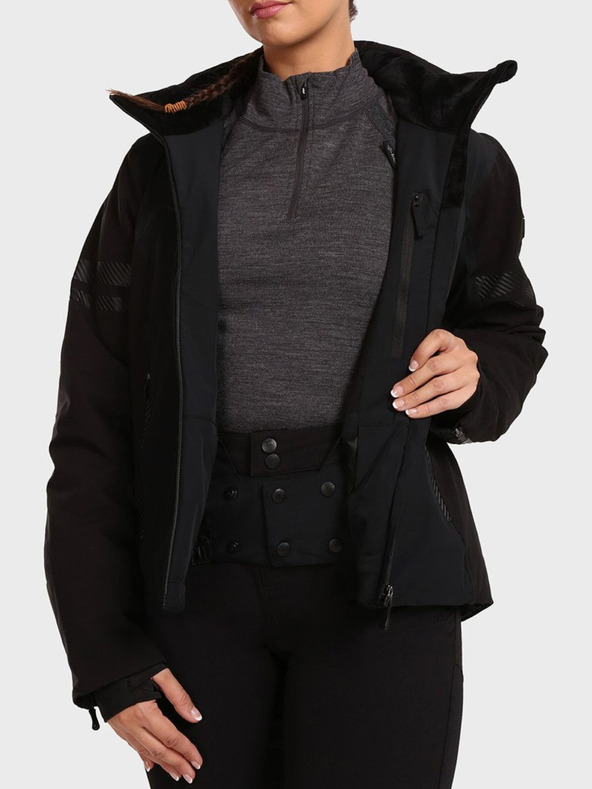 Kilpi Μαύρο γυναικείο μπουφάν σκι Kilpi LORIEN