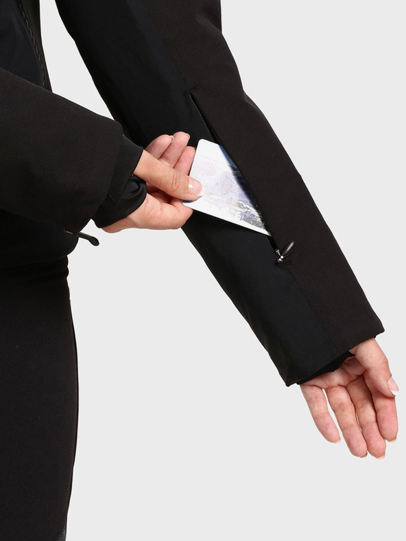 Kilpi Μαύρο γυναικείο μπουφάν σκι Kilpi LORIEN