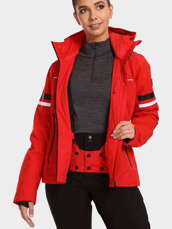 Kilpi Κόκκινο γυναικείο μπουφάν σκι Kilpi LORIEN