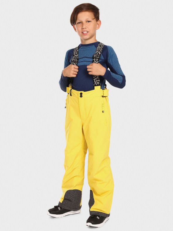Kilpi Κίτρινο παιδικό παντελόνι σκι KILPI MIMAS