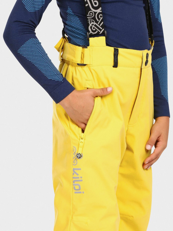 Kilpi Κίτρινο παιδικό παντελόνι σκι KILPI MIMAS