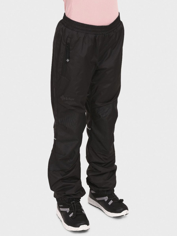 Kilpi Μαύρο παιδικό παντελόνι εξωτερικού χώρου Kilpi JORDY