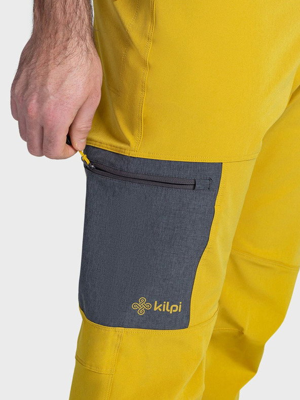 Kilpi Κίτρινο ανδρικό παντελόνι εξωτερικού χώρου Kilpi LIGNE