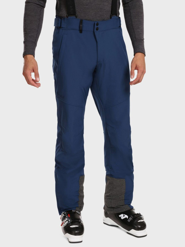 Kilpi Μπλε σκούρο ανδρικό softshell παντελόνι σκι Kilpi RHEA