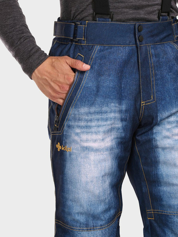 Kilpi Σκούρο μπλε ανδρικό παντελόνι σκι Kilpi DENIMO