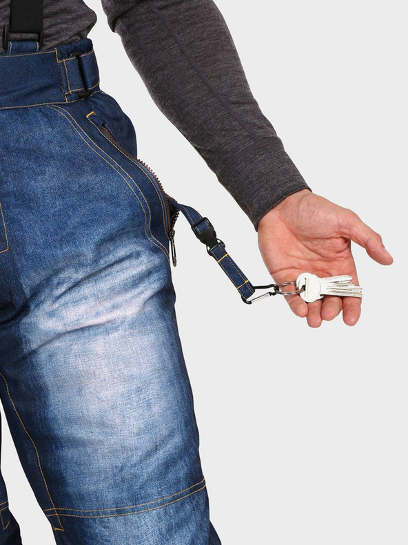 Kilpi Σκούρο μπλε ανδρικό παντελόνι σκι Kilpi DENIMO