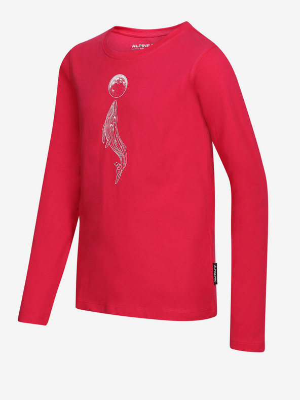 ALPINE PRO Σκούρο ροζ T-Shirt για κορίτσια ALPINE PRO Olero