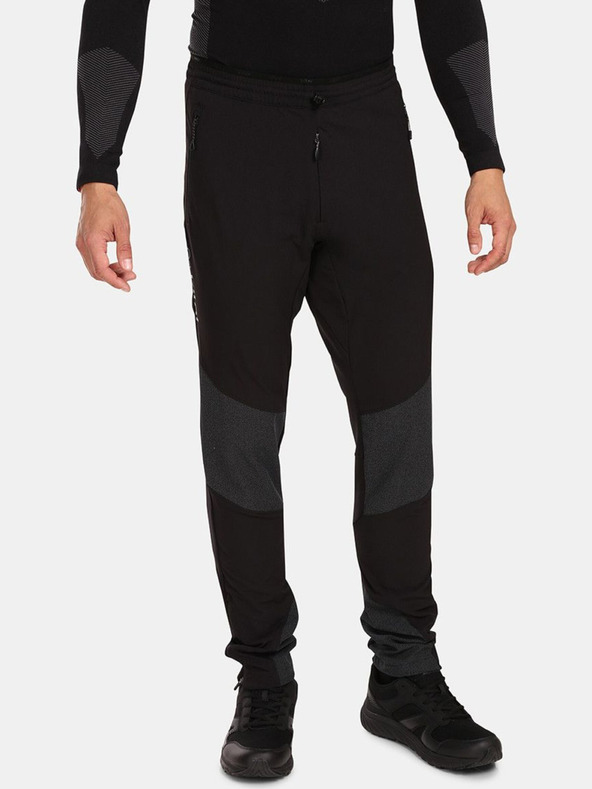 Kilpi Μαύρο ανδρικό παντελόνι εξωτερικού χώρου KILPI NUUK-M