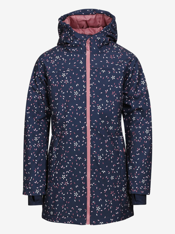ALPINE PRO Σκούρο μπλε παλτό softshell για κορίτσια ALPINE PRO Ilemo