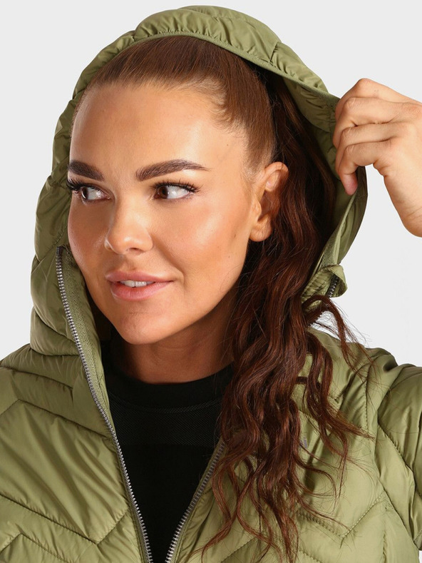 Kilpi Πράσινο γυναικείο χειμερινό παλτό Kilpi LEILA-W