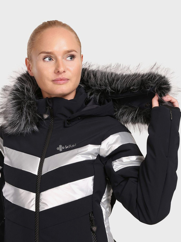 Kilpi Μαύρο γυναικείο πολυτελές μπουφάν σκι Kilpi LTD ASTER-W