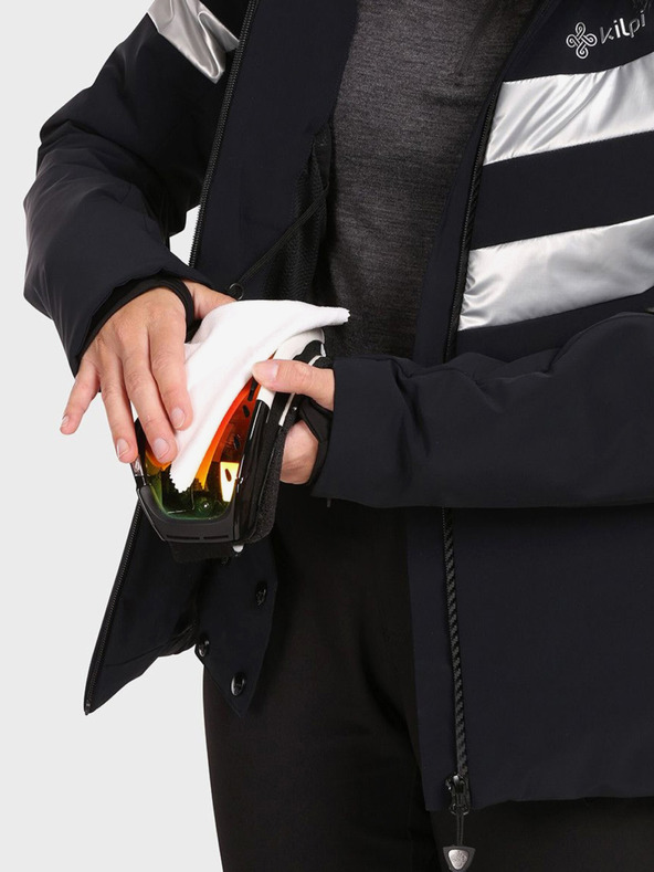 Kilpi Μαύρο γυναικείο πολυτελές μπουφάν σκι Kilpi LTD ASTER-W