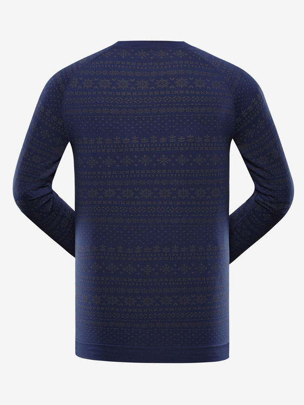 ALPINE PRO Σκούρο μπλε ανδρικό λειτουργικό μπλουζάκι ALPINE PRO Ambos