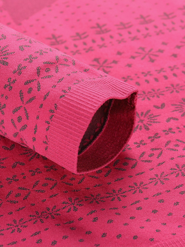 ALPINE PRO Σκούρο ροζ λειτουργικό μπλουζάκι για κορίτσια ALPINE PRO Amboso