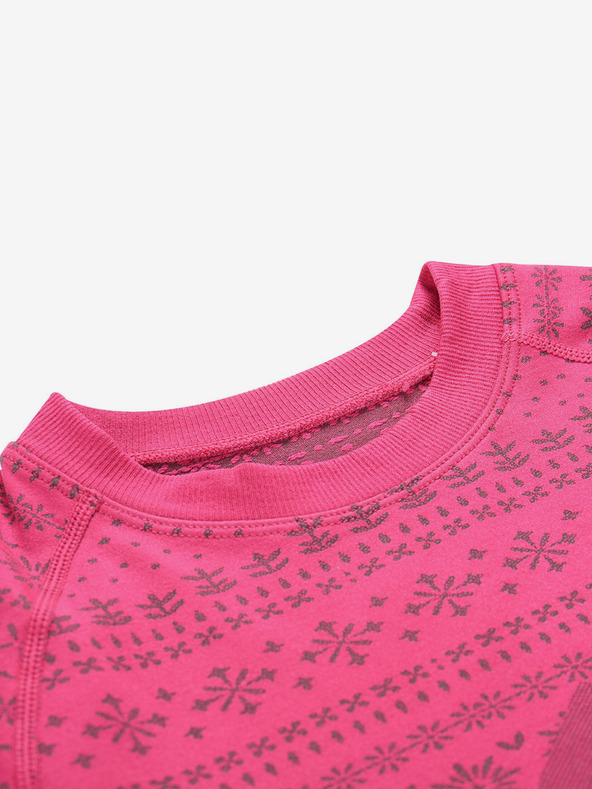 ALPINE PRO Σκούρο ροζ λειτουργικό μπλουζάκι για κορίτσια ALPINE PRO Amboso