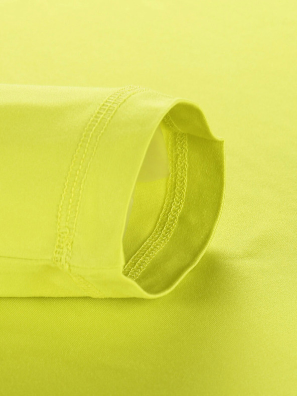 ALPINE PRO Κίτρινο ανδρικό λειτουργικό μπλουζάκι ALPINE PRO Lous