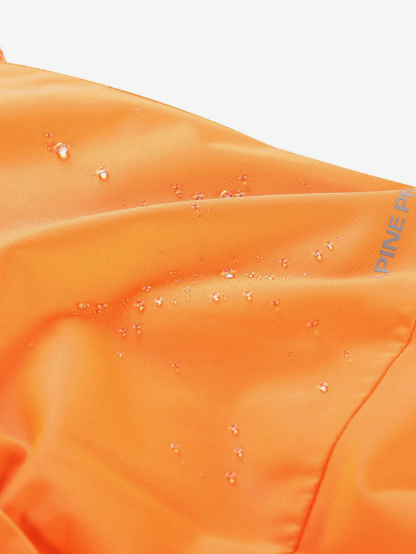 ALPINE PRO Πορτοκαλί παιδικό παντελόνι σκι με μεμβράνη ptx ALPINE PRO Osago