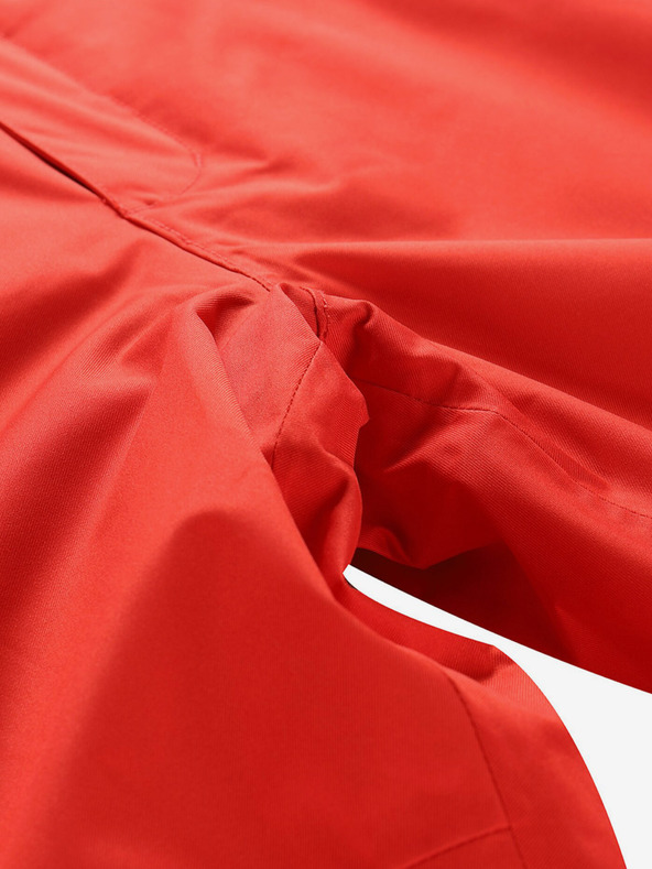 ALPINE PRO Κόκκινο ανδρικό παντελόνι σκι με μεμβράνη PTX ALPINE PRO Osag