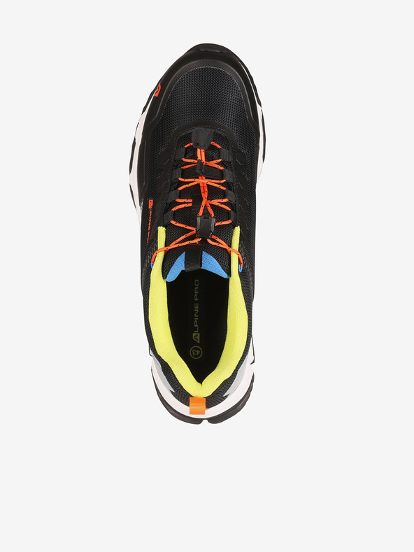 ALPINE PRO Μαύρα ανδρικά αθλητικά παπούτσια με μεμβράνη PTX ALPINE PRO Arage
