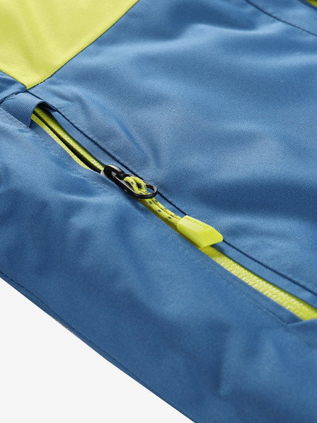ALPINE PRO Μπλε-πράσινο παιδικό μπουφάν σκι με μεμβράνη PTX ALPINE PRO Reamo