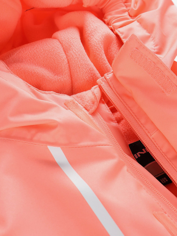 ALPINE PRO Πορτοκαλί παιδικό μπουφάν σκι με μεμβράνη PTX ALPINE PRO Zaribo