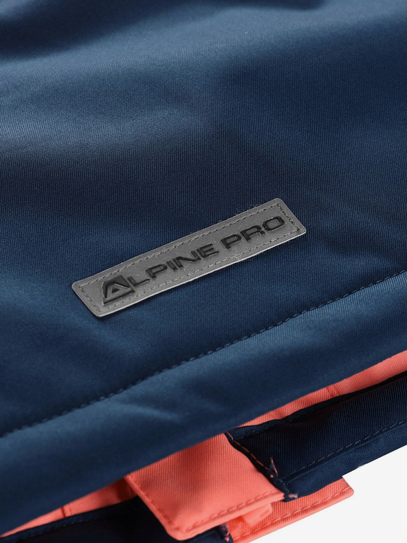 ALPINE PRO Πορτοκαλί παιδικό μπουφάν σκι με μεμβράνη PTX ALPINE PRO Zaribo
