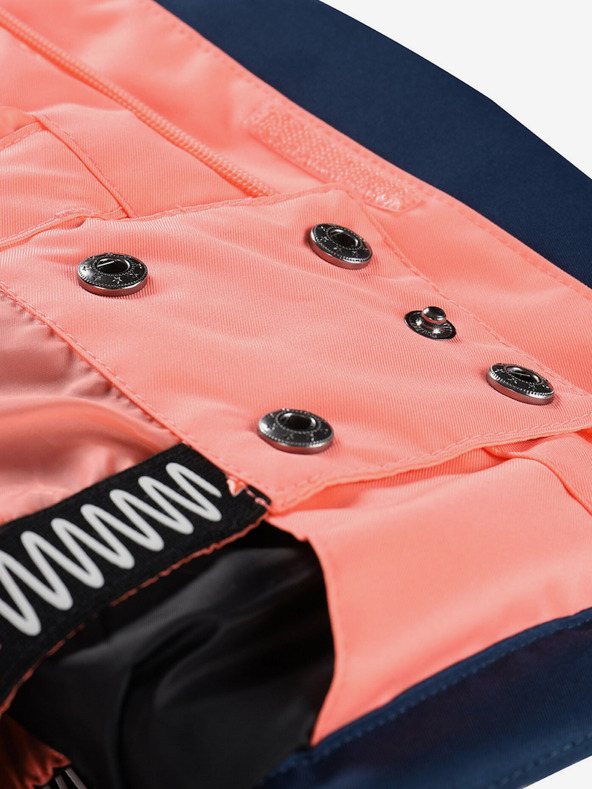 ALPINE PRO Πορτοκαλί παιδικό μπουφάν σκι με μεμβράνη PTX ALPINE PRO Zaribo