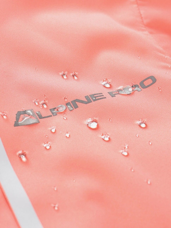 ALPINE PRO Πορτοκαλί παιδικό μπουφάν σκι με μεμβράνη PTX ALPINE PRO Zaribo