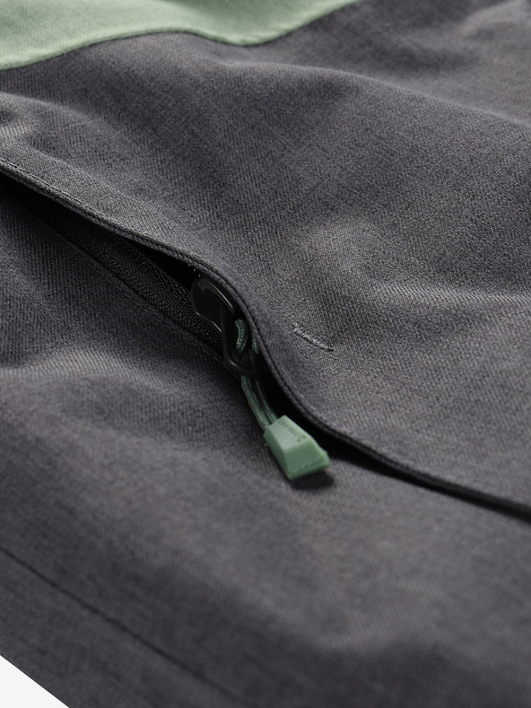 ALPINE PRO Πράσινο παιδικό μπουφάν σκι με μεμβράνη PTX ALPINE PRO Zaribo