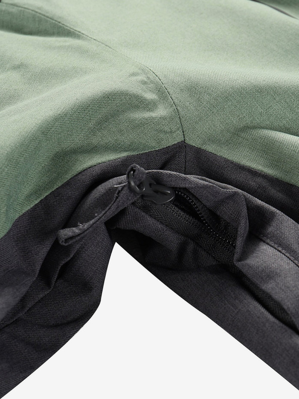 ALPINE PRO Πράσινο παιδικό μπουφάν σκι με μεμβράνη PTX ALPINE PRO Zaribo