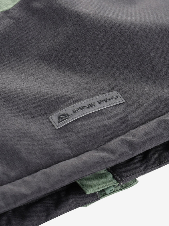 ALPINE PRO Πράσινο παιδικό μπουφάν σκι με μεμβράνη PTX ALPINE PRO Zaribo