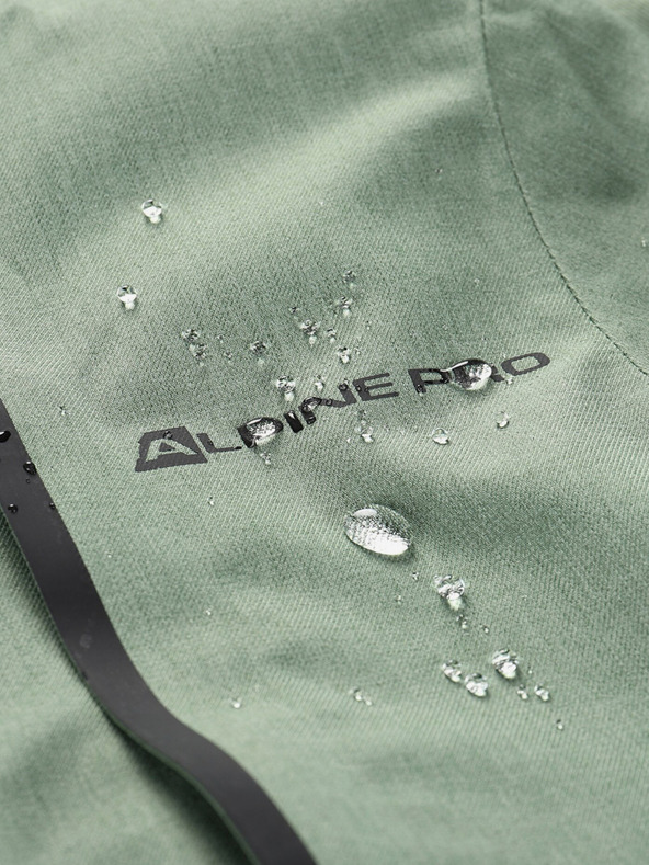 ALPINE PRO Πράσινο παιδικό μπουφάν σκι με μεμβράνη PTX ALPINE PRO Zaribo