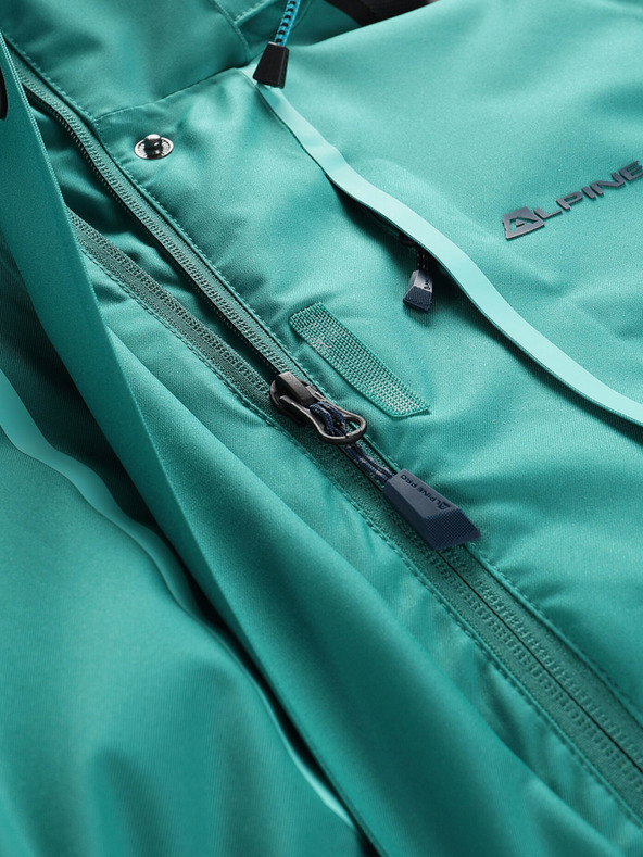 ALPINE PRO Πράσινο γυναικείο μπουφάν σκι με μεμβράνη PTX ALPINE PRO Zaribo