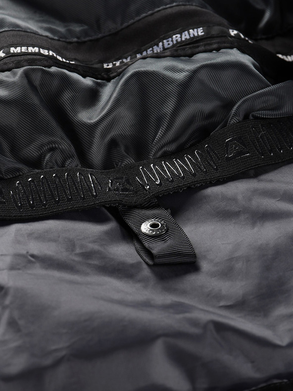 ALPINE PRO Μαύρο ανδρικό πουπουλένιο μπουφάν σκι ALPINE PRO Feedr