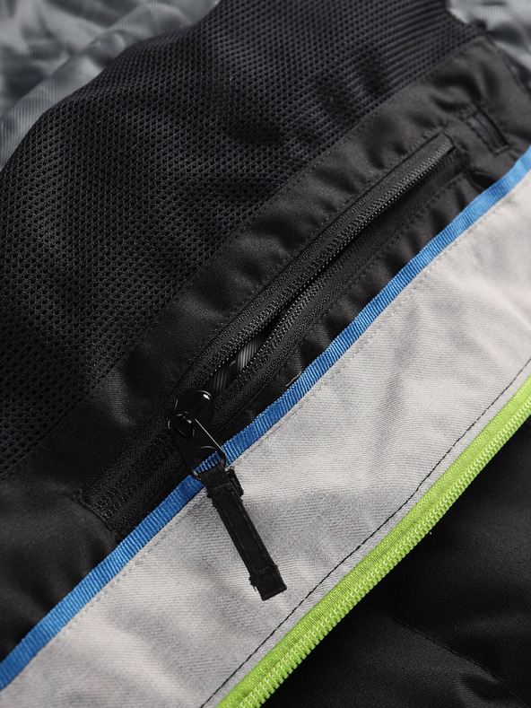 ALPINE PRO Μαύρο ανδρικό πουπουλένιο μπουφάν σκι ALPINE PRO Feedr