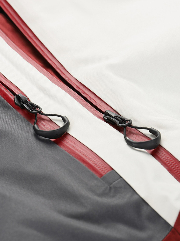 ALPINE PRO Ανδρικό μπορντό μπουφάν σκι ALPINE PRO Uzer