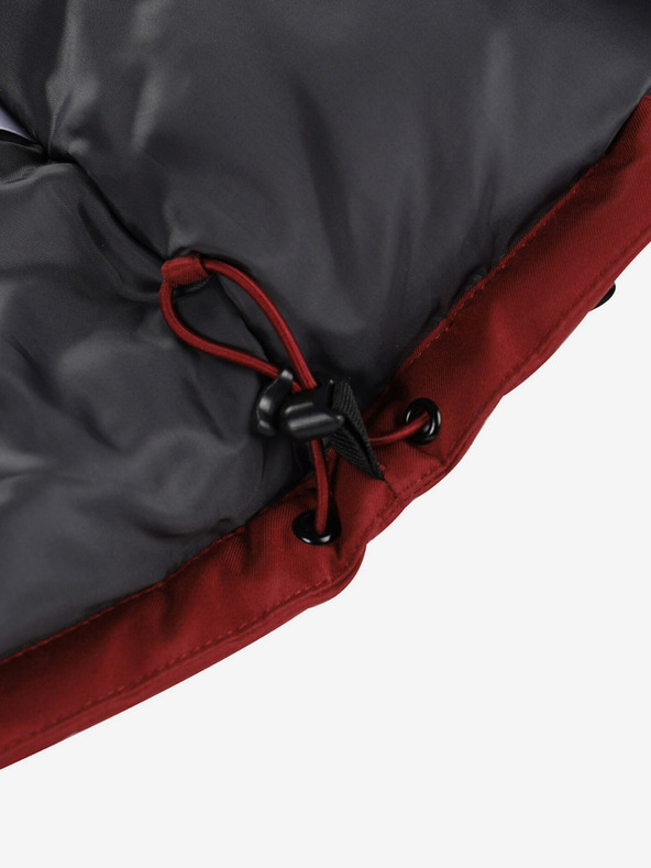 ALPINE PRO Ανδρικό μπορντό μπουφάν σκι ALPINE PRO Uzer