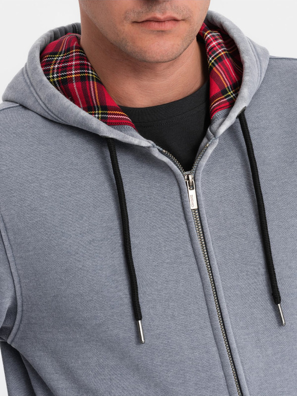 Ombre Clothing Γκρι Ανδρικό Ombre Ένδυση Φούτερ φούτερ