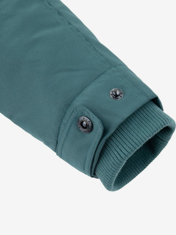 Kilpi Πετρόλ ανδρικό χειμερινό μπουφάν με faux γούνα Kilpi ALPHA