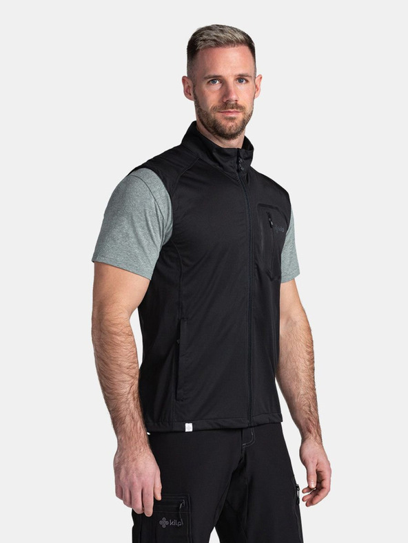 Kilpi Μαύρο ανδρικό softshell μπουφάν Kilpi RIELLO-M
