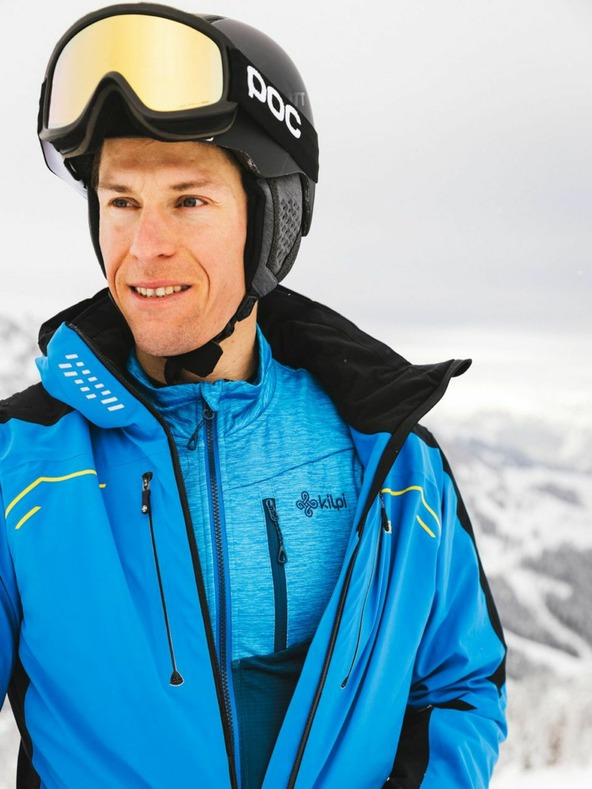 Kilpi Μπλε ανδρικό μπουφάν σκι Kilpi Hyder-M