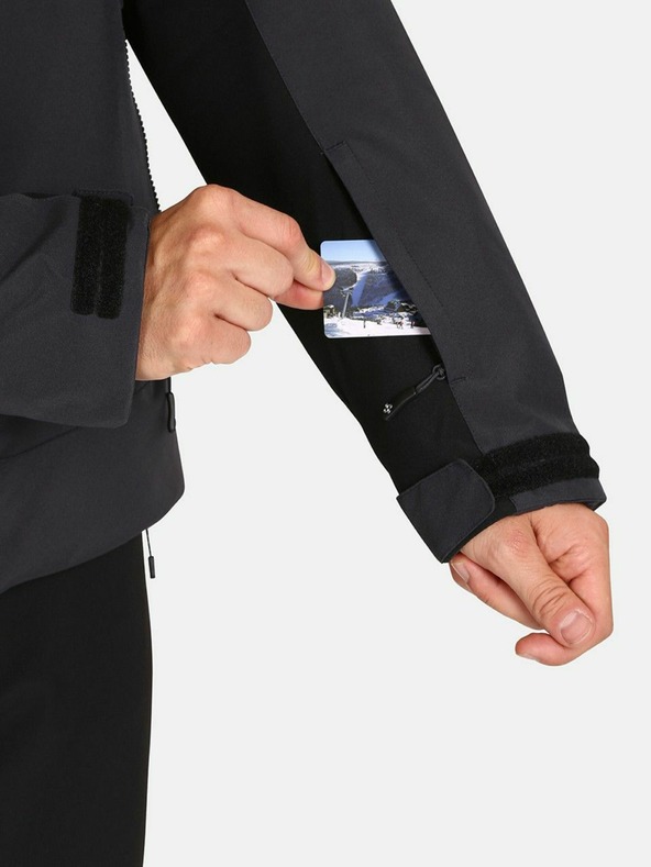 Kilpi Σκούρο γκρι ανδρικό μπουφάν σκι KILPI FLIP-M