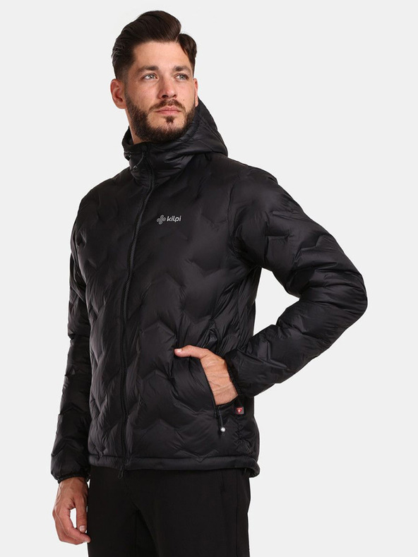 Kilpi Μαύρο ανδρικό πουπουλένιο μπουφάν Kilpi Albert-M