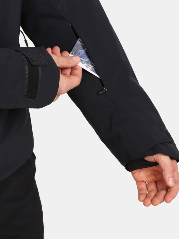 Kilpi Μαύρο ανδρικό μπουφάν σκι πολυτελείας Kilpi LTD ASTER-M