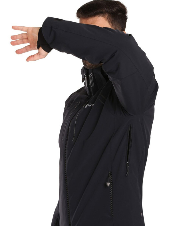 Kilpi Μαύρο ανδρικό μπουφάν σκι πολυτελείας Kilpi LTD ASTER-M