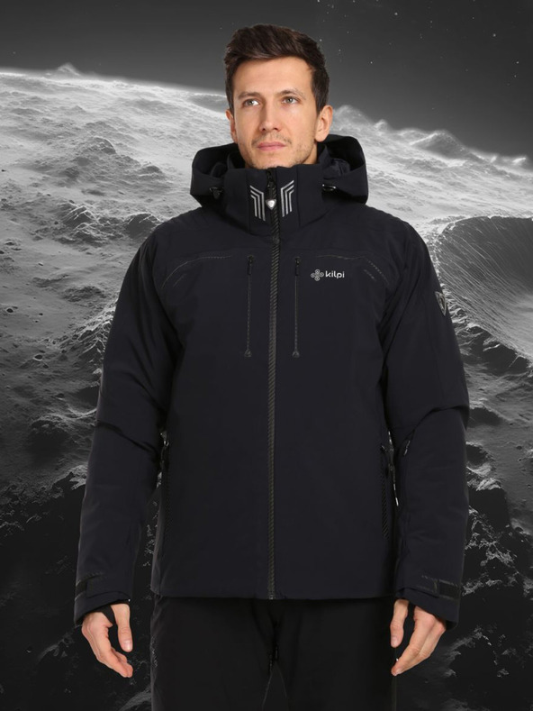 Kilpi Μαύρο ανδρικό μπουφάν σκι πολυτελείας Kilpi LTD ASTER-M